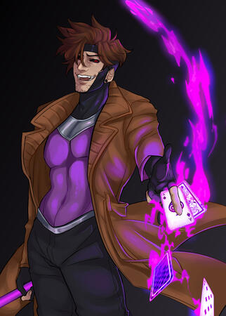 Gambit full render halfbody
